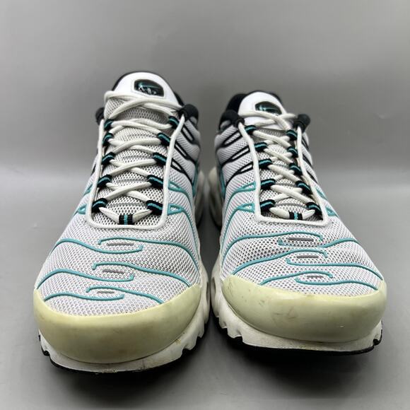 Nike Air Max Plus Tn Hyper Jade Shoes Men Size 11 White Running Comfort Sneakers - Picture 2 of 10